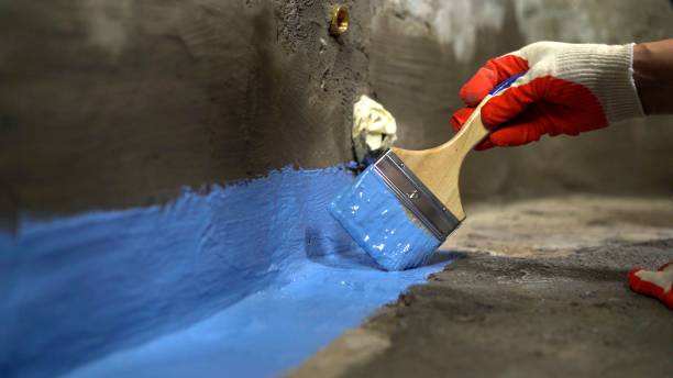 Commercial Waterproofing project at a Moline, IL business property by SJ Waterproofing Pros